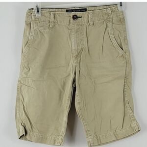 AMERICAN EAGLE Outfitter Vintage Men's Tan Shorts Longer Length Size 26